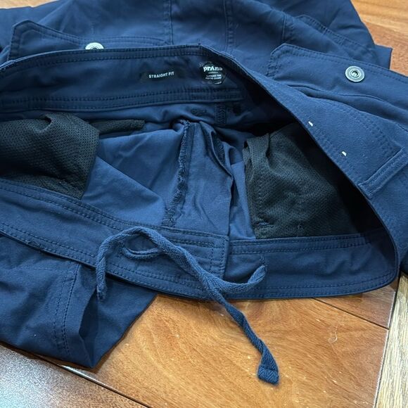 PrAna Men's Navy blue Straight Fit Draw string Starch Pants size 32 - Picture 13 of 13